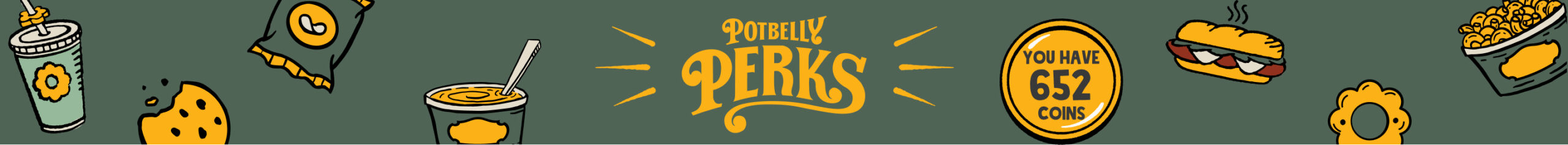 Potbelly illustrated banner